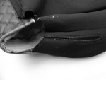 Комплект 1+1 тапицерия от еко кожа за MAN TGX EURO 6 2021+ - сиво-черно