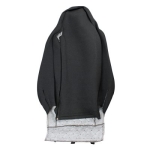 Комплект 1+1 тапицерия от еко кожа за MAN TGX EURO 6 2021+ - сиво-черно