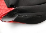 Комплект 1+1 тапицерия от еко кожа за MAN TGX EURO 6 2021+ - червено-черно