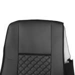 Комплект 1+1 тапицерия от еко кожа за DAF XF 106 2015-2021 - черно