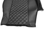 Комплект 1+1 тапицерия от еко кожа за DAF XF 106 2015-2021 - черно