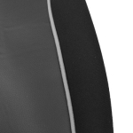 Комплект 1+1 тапицерия от еко кожа за DAF XF 106 2015-2021 - сиво-черно