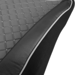 Комплект 1+1 тапицерия от еко кожа за DAF XF 106 2015-2021 - сиво-черно