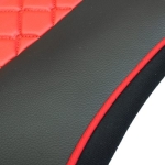 Комплект 1+1 тапицерия от еко кожа за MERCEDES ACTROS MP4 EURO 6 2015-2021 - червено-черно