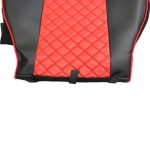 Комплект 1+1 тапицерия от еко кожа за MERCEDES ACTROS MP4 EURO 6 2015-2021 - червено-черно