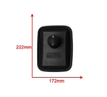 Комплект 2 броя универсални широкоъгълни странични огледала за обратно виждане 222 mm x 172 mm за камион мотокар строителни и селскостопански машини багери кемпери и др.