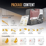 Комплект Луксозна Тапицерия OTOM текстил с еко кожа THRONE Design – Червено-Черна с черен шев, за Предни и Задни Седалки