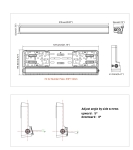 Рамка за Номер с Вграден LED Бар 20" 51cm 12v 24v  Бяла и Оранжева Дневна DRL Габаритна Светлина