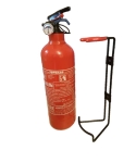 Прахов пожарогасител ABC по БДС EN 3 със стойка – 1 кг прах