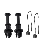 Комплект 2 бр. OEM Щипки / Пинове с Въже за кора на багажник - AUDI, SEAT, SKODA, VW