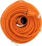 Удължител кабел с щепсел и контакт тип Шуко за външна употреба, 16A, 20 метра