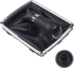 Топка Скоростен Лост с Маншон От Еко Кожа За Mercedes Benz C-class W204 E-class C207 W212 6 Скорости ОЕМ A2042672410