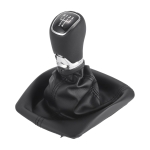 Топка Скоростен Лост с Маншон От Еко Кожа За Skoda Octavia II 5 Скорости ОЕМ 1Z0711141B9B9