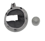 Топка Скоростен Лост с Маншон От Еко Кожа За FIAT 500 Panda II 5 Скорости ОЕМ 71775051