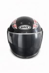 Каска с визьор за мотор, скутер, ATV - размер M/L, Черен металик