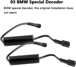 Комплект LED Angel Eyes крушки за BMW – CANBUS, жълта / оранжева светлина, Plug & Play