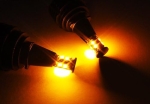 Комплект H8 40W LED Angel Eyes крушки за BMW – CANBUS, жълта / оранжева светлина, OEM 63217760782