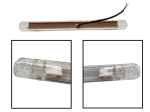 Оранжев LED габарит/контурна светлина – 6 Диода  24V  240 mm