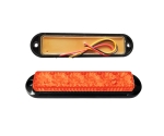 LED аварийна / сигнална лампа (Flash) – Жълта  6 Диода  4 режима  12V-24V