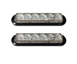 LED аварийна / сигнална лампа (Flash) – Бяла 6 Диода  4 режима 12V-24V