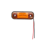 Жълта LED Габаритна светлина / маркер - 12 диода 12V-24V