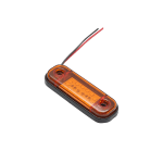 Жълта LED Габаритна светлина / маркер - 12 диода 12V-24V