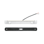 Бял LED габарит/контурна светлина – 6 Диода 24V 240 mm