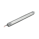 Бял LED габарит/контурна светлина – 6 Диода 24V 240 mm