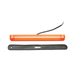 Жълт/Оранжев LED Габарит / Маркер с NEON ефект - 16 диода 12V-24V 235mm