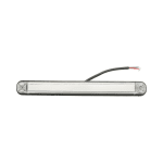 Бял LED Габарит / Маркер с NEON ефект - 16 диода 12V-24V 235mm