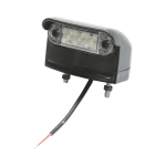LED Плафон / Осветление за Регистрационен Номер - 3 диода 12V-24V