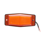 Стационарна LED Габаритна лампа с NEON ефект - Жълт 24 диода 24V
