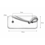Жълт LED Габарит / Маркер X Neon ефект – 30 диода  2 функции  12V/24V