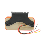 Жълт LED Габарит / Маркер X Neon ефект със Стойка – 30 диода 2 функции 12V/24V