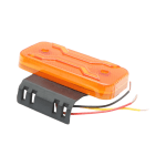 Жълт LED Габарит / Маркер X Neon ефект със Стойка – 30 диода 2 функции 12V/24V