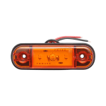 Жълта LED Габаритна светлина / Маркер - 3 диода  12V-24V