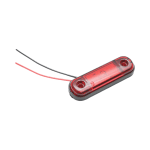 Червена LED Габаритна светлина / Маркер - 3 диода 12V-24V