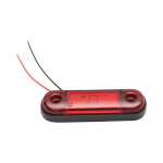Червена LED Габаритна светлина / Маркер - 3 диода 12V-24V