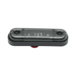 Червена LED Габаритна светлина / Маркер - Опушен 3 диода 12V-24V