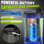 Преносим акумулаторен душ с LED дисплей - 6000mAh IPX7 водоустойчивост и 4 режима на струята