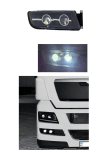 Десен LED Халогени за мъгла с Дълги Светлини за MAN TGX / TGS / TGL 24V – Двойни лупи OEM 81251016522