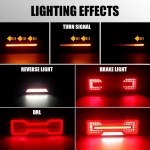 Универсални LED Стопове 12V 24V с Бягащ Мигач, Стоп, Габарит и Заден Ход E9 Сертифицирани Комплект от 2 броя
