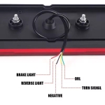 Универсални LED Стопове 12V 24V с Бягащ Мигач, Стоп, Габарит и Заден Ход E9 Сертифицирани Комплект от 2 броя