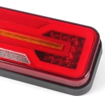 Универсални LED Стопове 12V 24V с Бягащ Мигач, Стоп, Габарит и Заден Ход E9 Сертифицирани Комплект от 2 броя