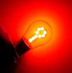 LED Лед Крушки, 18 SMD, BA15S 1156 (P21W), BAU15S 1156 (PY21W), 12V - 24V, Бяла, Оранжева, Червена, Синя Светлина