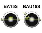 LED Лед Крушки, 18 SMD, BA15S 1156 (P21W), BAU15S 1156 (PY21W), 12V - 24V, Бяла, Оранжева, Червена, Синя Светлина