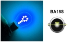 LED Лед Крушки, 18 SMD, BA15S 1156 (P21W), BAU15S 1156 (PY21W), 12V - 24V, Бяла, Оранжева, Червена, Синя Светлина