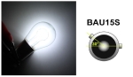 LED Лед Крушки, 18 SMD, BA15S 1156 (P21W), BAU15S 1156 (PY21W), 12V - 24V, Бяла, Оранжева, Червена, Синя Светлина