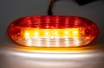 LED Светодиоден Страничен Габарит, Оранжев, Бял, Червен цвят, 125mm x 44mm 24V