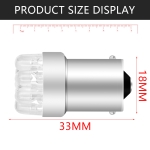 LED Лед Крушки, Mигач, Стоп, Габарит, Халоген, 9 LED, 1156 BA15S ,12V, Бяла, Оранжева, Червена